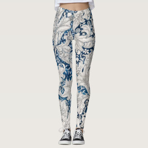 Leggings Motif vintage William Morris