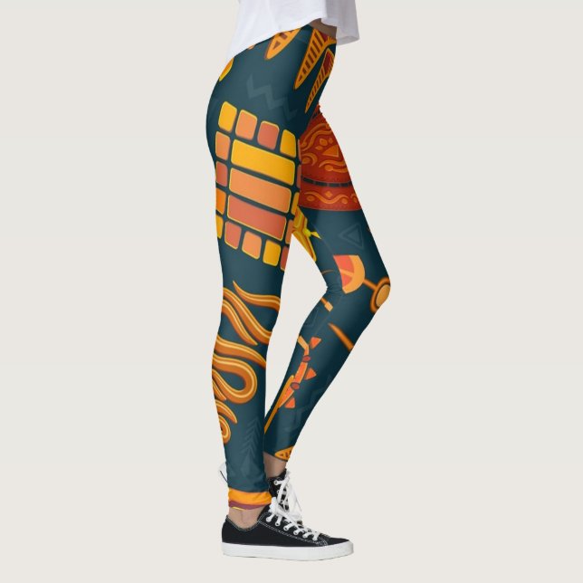 Leggings Motif | Zazzle_Growshop. (Droite)
