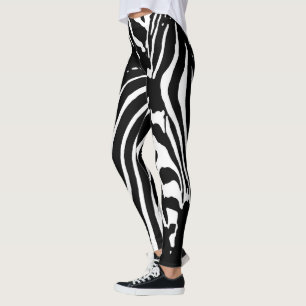 Leggings Motif ZEBRA SAFARI STRIPES