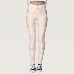 Leggings Motif Zodiaque Taureau en Brun et Bourgogne