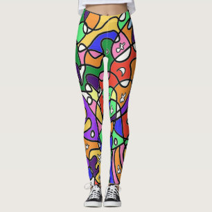 Leggings  Motifs Abstraits 