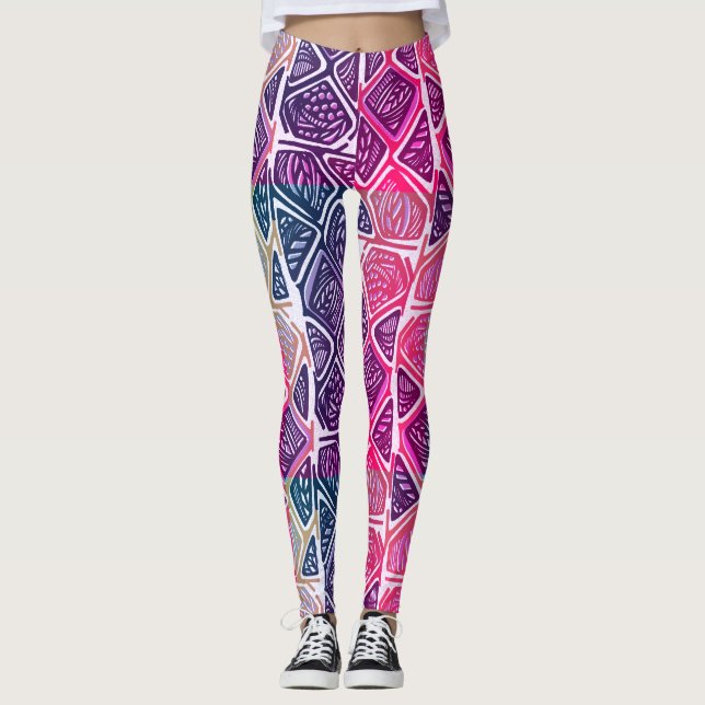 Leggings Motifs africains (Devant)