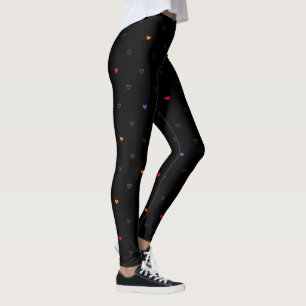 Leggings Motifs de coeur arménien