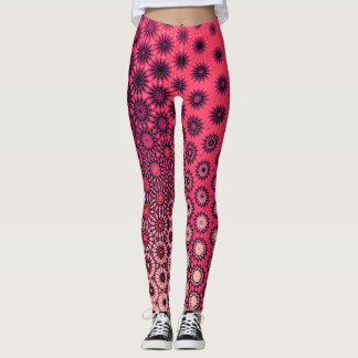 Leggings Motifs de démarrage à dégradé vibreux
