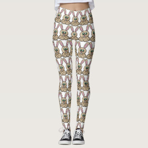 Leggings Motifs de dessin de lapin de dessin de de