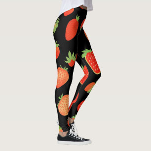 Leggings Motifs de fraises