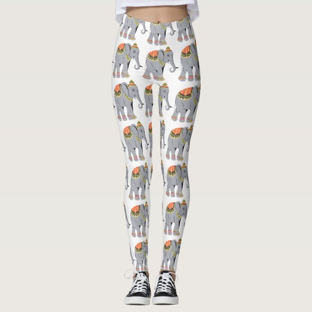 Leggings Motifs de la bataille de Thaïlande (Devant)