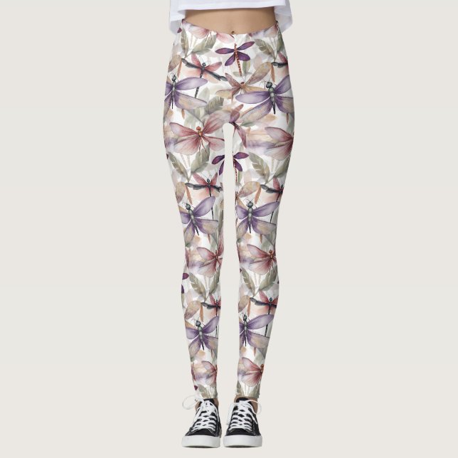 Leggings Motifs de libellules (Devant)
