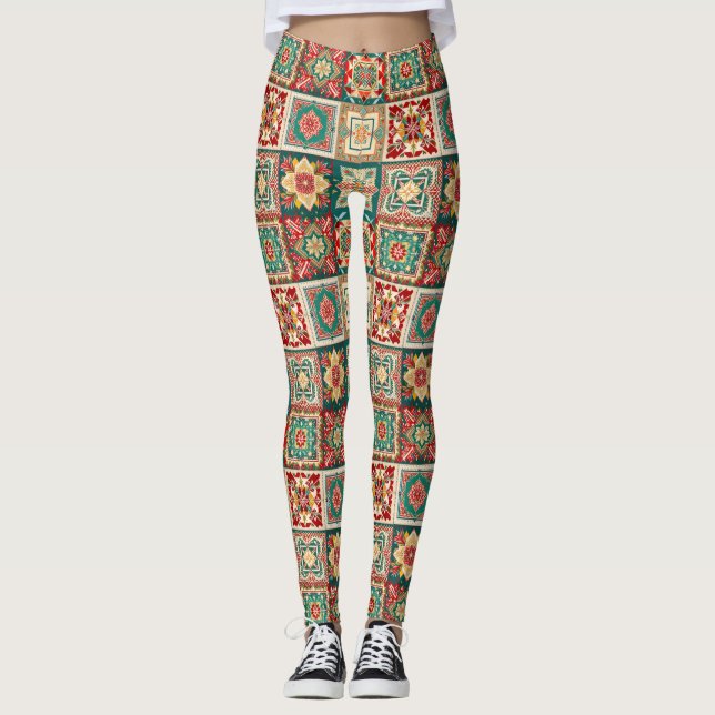 Leggings Motifs de Noël (Devant)
