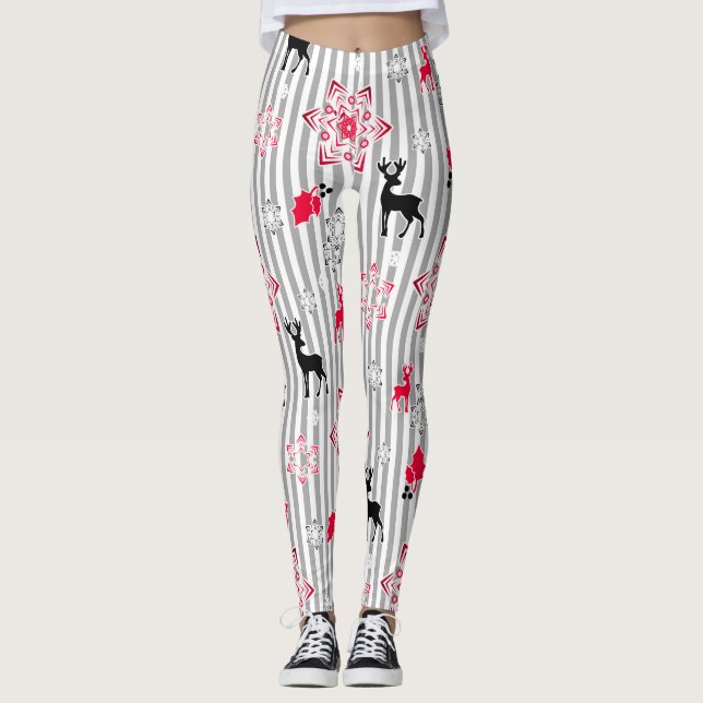 Leggings Motifs de Noël (Devant)