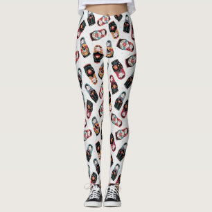 Leggings Motifs de poupée d'imbrication
