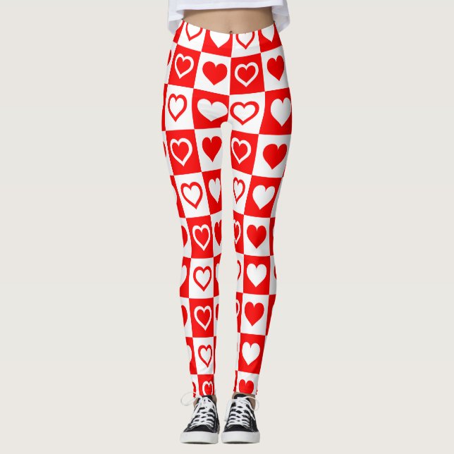 Leggings Motifs du coeur (Devant)