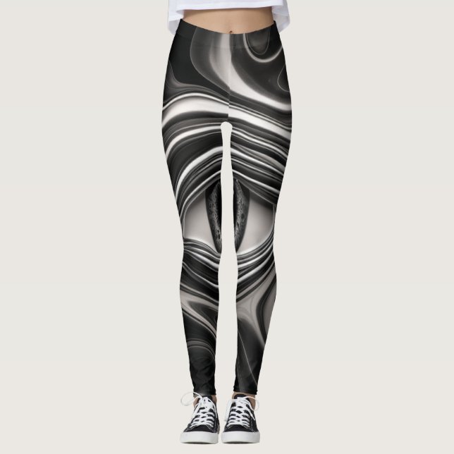 LEGGINGS "MOTIFS DYNAMIC MOIRÉ" (Devant)