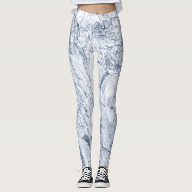 Leggings Motifs en pierre de marbre (Devant)