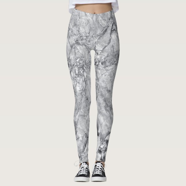 Leggings Motifs en pierre de marbre (Devant)