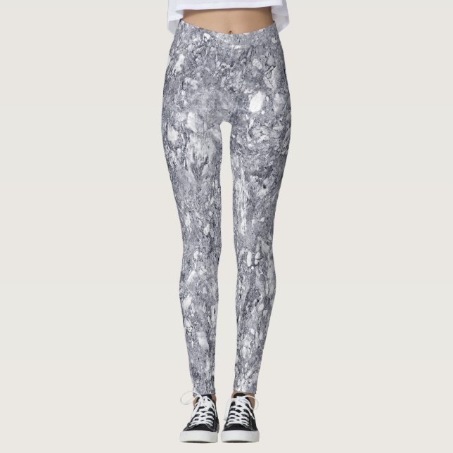 Leggings Motifs en pierre de marbre (Devant)