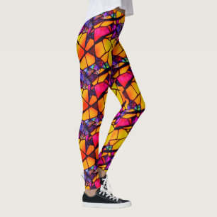 Leggings Motifs en verre d'Halloween