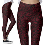 Leggings Motifs gothiques vintages - Nostalgie got<br><div class="desc">Leggings Vintages gothiques rouges foncés - Nostalgie gothique, Goth victorien Style esthétique, foncé et enchanteur Entrez dans le monde de l'allure gothique vintage avec nos Leggings Motifs gothiques Vintages. Admirez le charme hantant d'Halloween avec ces légumineuses qui exsument une esthétique de goth victorien. Le design d'inspiration vintage vous emmène dans...</div>