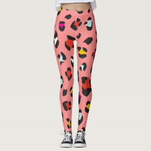 Leggings Motifs Leopard tendance des années 80