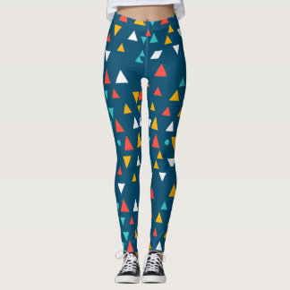 Leggings Motifs triangles géométriques colorés