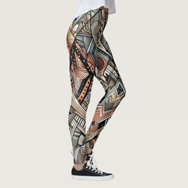 Leggings Motifs tribaux africains (Droite)