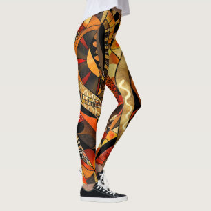 Leggings Motifs tribaux africains