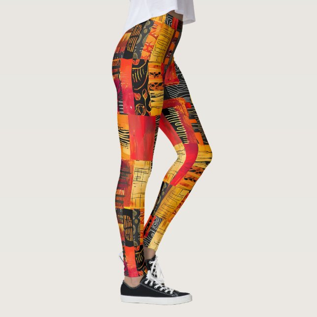 Leggings Motifs tribaux africains (Droite)