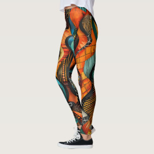 Leggings Motifs tribaux africains
