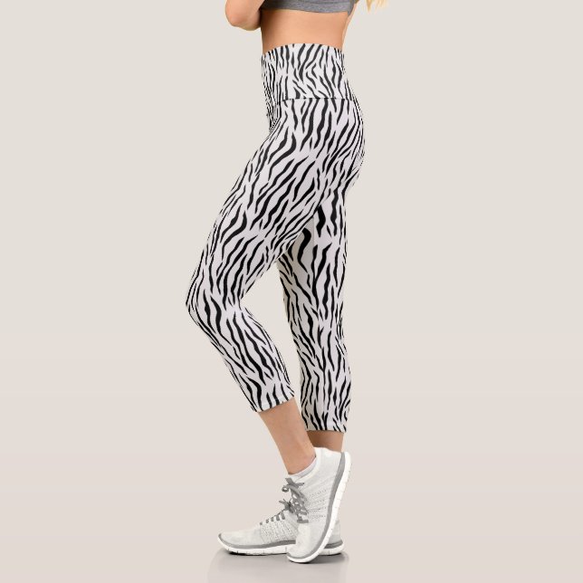 Leggings Motifs Wild White Tiger (Gauche)