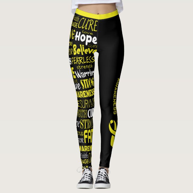 Leggings Mots De Sensibilisation...Endometriose (Devant)