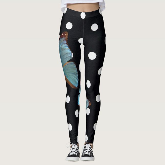 Leggings Mouche de point de polka (Devant)