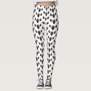 Leggings Moule amusante travaillant sur l'illustration de d