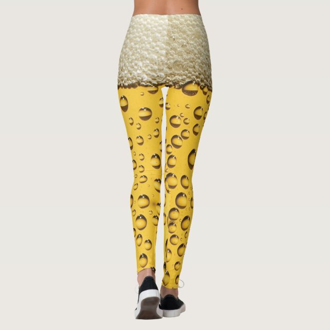 Leggings Mousse et bulles de bière - Amateur de bière (Dos)