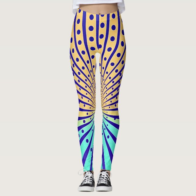 Leggings Mouvement Radieux Pointillé (Devant)