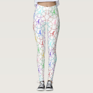 Leggings multicolores de danse highland