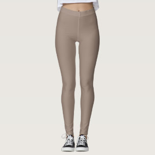 Leggings mur marron avec