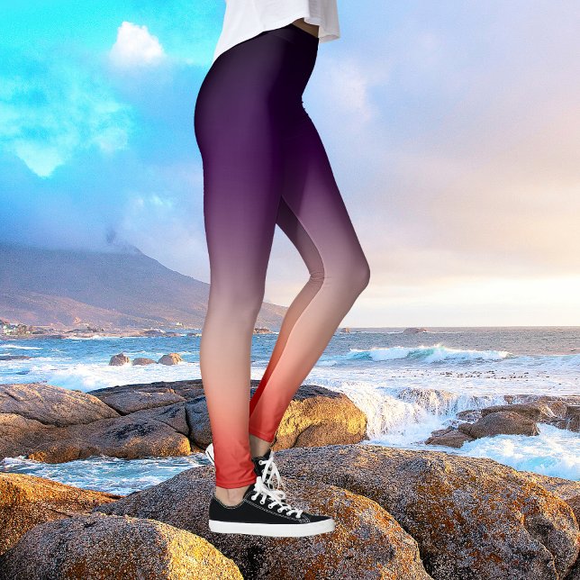 Leggings Mûre mûre framboise ombre tie dye (Créateur téléchargé)