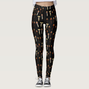 Leggings MushroomsPsychedelic plante l'art