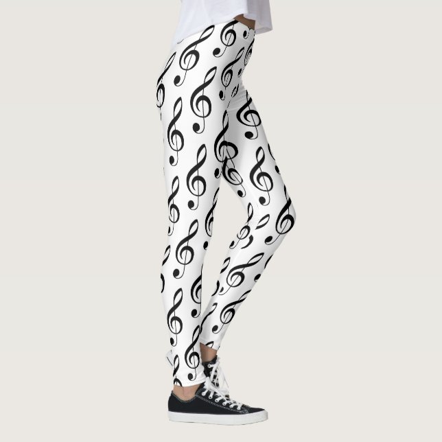 Leggings musicaux Treble Clef (Droite)