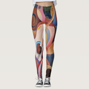 Leggings Musique artisanale peinture Abstraite