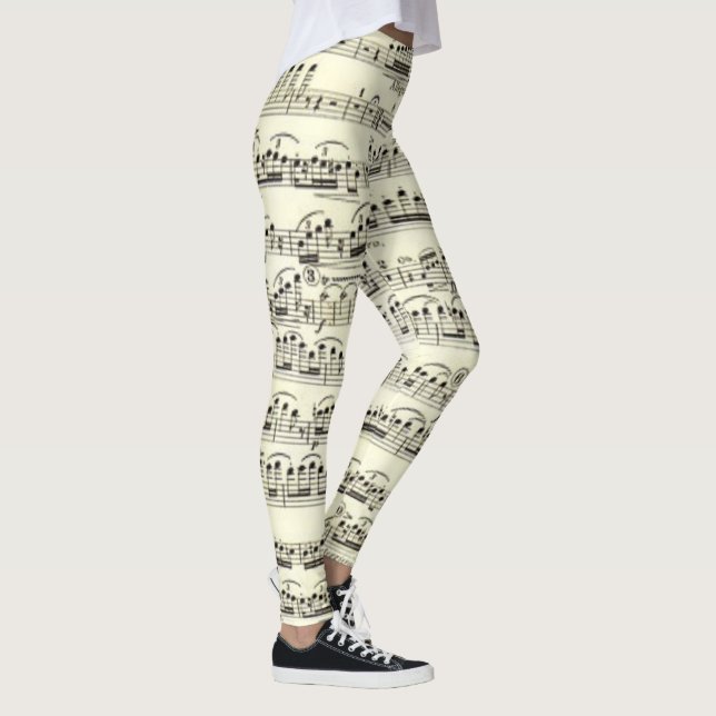 Leggings Musique de feuille (Droite)