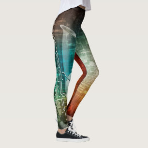 Leggings Musique de saxophone