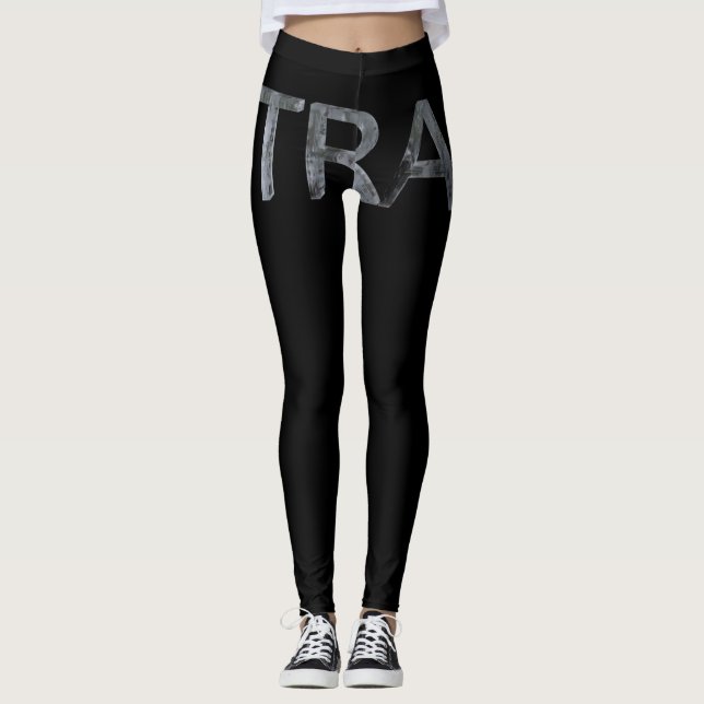 Leggings Musique Électronique Trance de Danse (Devant)