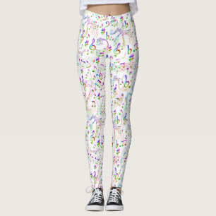 Leggings Musique Notes musicales