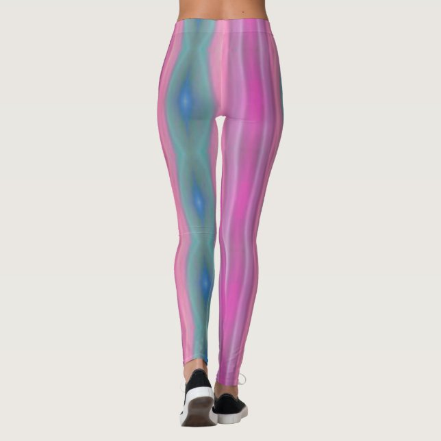 Leggings Musique rose (Dos)