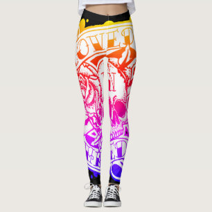 Leggings N aimé a détesté le logo