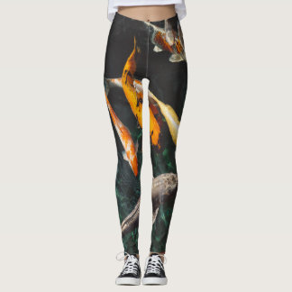 Leggings nager avec le koi