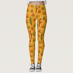 Leggings Nature sauvage Cactus Bushes Motif
