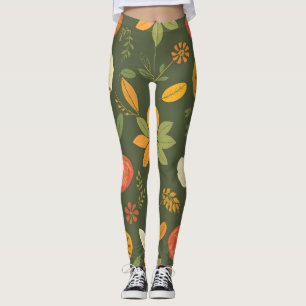 Leggings naturels dynamiques - Impression numériqu
