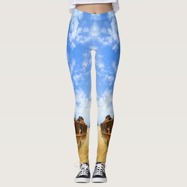 LEGGINGS NAVIRE PACIFIQUE (Devant)